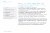 Dell EMC Isilon Scale-Out Storage Solutions For Media And ... · PDF fileSOLUTION OVERVIEW DELL EMC ISILON STORAGE SOLUTIONS FOR MEDIA AND ENTERTAINMENT . CHANGE IS DRIVING OPPORTUNITY