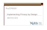 Implementing Privacy by Design - University of Waterloo · PDF fileOverview Privacy by Design Principles ... What is Privacy by Design? ... Respect for User Privacy – Keep it User-Centric.