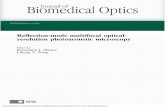 Reflection-mode multifocal optical- resolution ...oilab.seas.wustl.edu/epub/2013/LiG_2013_JBO_18_3_030501.pdf · Reflection-mode multifocal optical-resolution photoacoustic microscopy