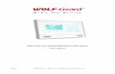 Wolf Guard Touch Keypad GSM Wireless alarm system User  Guard Touch Keypad GSM Wireless alarm system User’s Manual Page 1 Wolf Secure