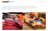 Guidelines for implementing Well Operations Crew Resource ... · PDF fileGuidelines for implementing Well Operations Crew Resource Management training communication teamwork REPORT