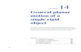 General planar motion of a single rigid object - Andy Ruinaruina.tam.cornell.edu/Book/Chapter14_4.22.07.pdf · General planar motion of a single rigid object ... ate and use expressions