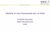 VN2VN: A new framework for L2 DAS - SNIA · PDF fileVN2VN: A new framework for L2 DAS ... Reduces the total cost of solution ... Ethernet L2 Segment FCoE . No need for FCoE