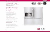 LSFS213ST - LG Refrigerator LSFS213ST Spec... · LG Electronics U.S.A., Inc. 1000 Sylvan Avenue Englewood Cliffs, NJ 07632 Customer Service and Technical Support: (800) 243-0000 Dimensions