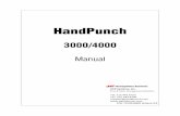· PDF fileHandPunch 3000/4000 Manual Page 3 Introduction The HandPunch 3000/4000 is part of Recognition Systems’ 3rd generation line of biometric hand geometry