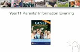 Year11 Parents’ Information Evening Files/Academic/Parent Support... · Teacher/HoH Commendation Letter home HT (good report) Commendation Letter home HT good report) Postcard sent