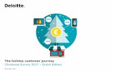 Christmas Survey 2017 Dutch Edition - · PDF fileDutch consumers spend a lot less during the holiday season than consumers in other countries ... 17% Gifts Food Socialising Traveling