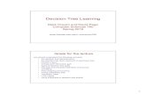 Decision Tree Learning - University of Wisconsin–Madisoncraven/cs760/lectures/decision-trees.pdf · 3 History of decision tree learning dates of seminal publications: work on these