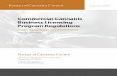 Commercial Cannabis Business Licensing Program …bcc.ca.gov/law_regs/ceqa_executive_summary.pdf · Bureau of Cannabis Control CALIFORNIA DEPARTMENT OF CONSUMER AFFAIRS 1625 North