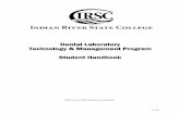 Dental Laboratory Technology & Management Program Student ... · PDF fileDental Laboratory Technology & Management Program Student Handbook . IRSC is an EA/EO educational institution.