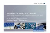 Helmet Fit for Safety and Comfort - autoevolution · PDF fileHelmet Fit for Safety and Comfort ... • Market shares in head shape are needed for best market coverage ... Managing