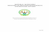 REPUBLIC OF RWANDA MINISTRY OF DISASTER MANAGEMENT · PDF fileJune 2012 REPUBLIC OF RWANDA MINISTRY OF DISASTER MANAGEMENT AND REFUGEE AFFAIRS THE NATIONAL DISASTER MANAGEMENT POLICY
