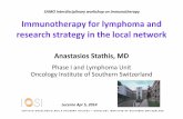 Immunotherapy for lymphoma and leukemia - samo  · PDF fileImmunotherapy for lymphoma and research strategy in the local network ... New study proposal ... 34% PTCL, 39% CTCL