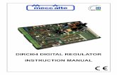 DIRCI04 DIGITAL REGULATOR INSTRUCTION MANUAL - Mecc  · PDF fileMecc Alte S.p.A. DIRCI 04 Instruction ... • Transient short circuit handling (starting asynchronous motors) ...