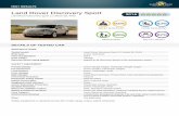 Land Rover Discovery Sport - Euro NCAP · PDF fileActive Pedestrian Protection Pedestrian airbag, standard Seatbelt Reminder Driver, Passenger, Rear Electronic Stability Control DSC,