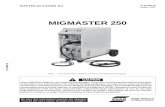 MIGMASTER 250 - esabna.com - f15-999... · table of contents section no. page no. section 1 - general safety rules for welding and cutting ...