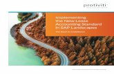 Implementing the New lease Accounting Standard in SAP ... · PDF fileutilize real estate, ... 1 SLAN is part of SAP’s package of automated lease solutions, which includes SAP Real