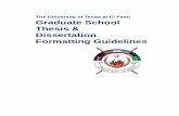 Thesis & Dissertation Formatting Guidelines 0714 - UTEP · PDF fileDedication and/or Epigraph ... electronic thesis or dissertation will be electronically published, be aware that