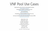 VNF Pool Use Cases - ietf.org · PDF fileVNF Pool Use Cases Hidetoshi Yokota ... Huawei Qin Wu – Huawei ... •Inter-working with configuration management