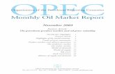 O Organization ofP the PetroleEum ExportiCng · PDF fileO Organization of P the Petrole E um Exporti C ng Countries Monthly Oil Market Report Obere Donaustrasse 93, A-1020 Vienna,