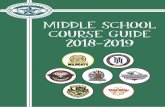 Middle School Course Guide 2018-2019 · PDF fileWorld Geography, World History, U.S ... The attendance law states that students must have 90% attendance in a high ... Final Exam Make-Up