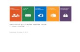 Microsoft Exchange Server 2016 - the specializt MS Exchange Server 2016 Prod… · 3 Contents Introducing Microsoft Exchange Server 2016..... 4