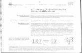 Purifying Acetanilide by Recrystallization - · PDF filePurifying Acetanilide by Recrystallization ... or decolorizing carbon, is ... Using a fluted filter paper increases surface