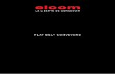 flat belt conveyors - LinearModul Elcom Flat Belt... · flat belt conveyor 20 Reference C 020 10 000 10 technical data Flat belt conveyor for limited space required, built with profile