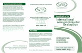 Application for WORLD EDUCATION SERVICES, INC ...suscopts.org/shababnashville/book/Education/wes_application.pdf · World Education Services (WES) is the leading source of international