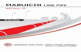 MARUICHI LINE PIPE - Maruichi Sun · PDF fileLINE PIPE MARUICHI SUN STEEL JOINT STOCK COMPANY ... - Carbon Steel Pipe&Tube (certified with JIS) - Galvanized Steel Pipe&Tube (certified