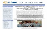 PA, Bucks Countynamibuckspa.org/wp-content/uploads/sites/24/2014/11/Winter-2012.pdf · NAMI PA-Bucks County; NAMI PA-Delaware County; NAMI PA-Philadelphia, Mainline and NAMI PA-Montgomery