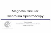 Magnetic Circular Dichroism Spectroscopy - uni …obelix.physik.uni-bielefeld.de/~schnack/molmag/material/Muehlheim... · Magnetic Circular Dichroism Spectroscopy. Frank Neese. Max