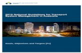 NGTSM 2015 Goals, Objectives and Targets [F1] · PDF fileGoals, Objectives and Targets [F1] Transport and Infrastructure Council | 2015 National Guidelines for Transport System Management