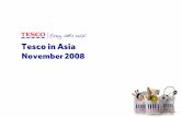 Tesco in Asia - Homepage - Tesco PLC · PDF file• Welcome Chris • The market – Overview – Retail market and competitors – Tesco performance • A growing and modernising