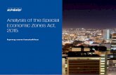 Analysis of the Special Economic Zones Act, 2015 - KPMG · PDF fileAnalysis of the Special Economic Zones Act 15. Special Economic Zones Authority. The SEZ will be governed by the