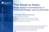 The Road to Paris - rite.or.jp · PDF fileThe Road to Paris: From Global Commitments to National Pledges and Co-Benefits ALPS International Symposium, Effective Frameworks and Measures