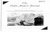 Violin Makers journal -   · PDF fileREF Violin Makers journal JULY-AUGUST, 1961 THE OFFICIAL PUBLICATION OF MAKERS ASSOCIATION OF BRITISH COLUMBIA Huge Sitka Spruce Grown in B. C