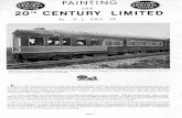 THE 2QTH CENTURY LIMITED - NYCSHS | NYCSHS · PDF file2QTH PAINTING NEW YORK (}:NTRAL THE SYSTEM CENTURY LIMITED by H. L. VAlL JR. 20th Century Limited Observation-Lounge car "Hickory