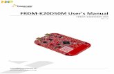 FRDM-K20D50M User’s Manual - NXP Semiconductorscache.freescale.com/files/microcontrollers/doc/user_guide/FRDM-K20... · FRDM-K20D50M User’s Manual ... The table below provides