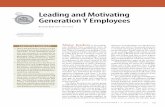 Leading and Motivating Generation Y Employees - LINK · PDF fileRADIOLOGY MANAGEMENT ˜ MARCH/APRIL 2017 19 Many leaders in the health-care industry have employees from all four generations