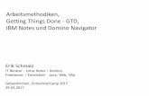 Arbeitsmethodiken, Getting Things Done - GTD, IBM Notes ...FILE/T3S8-GTD.pdf · GTD - Agenda EC - 29.03.2017 - Selbstmanagement Methoden, Warum? - Überblick - Getting Things Done