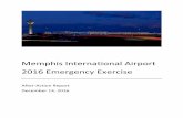 Memphis International Airport 2016 Emergency Exercise · PDF fileMemphis International Airport 2016 Emergency ... Activation of the Emergency Notification System ... yet left the strobe