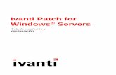 Ivanti Patch for Windows Servers · PDF fileLa función de ITScripts permite ejecutar secuencias de comandos PowerShell en los equipos y ... • Familia Windows Server 2012, excluido