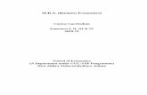 M.B.A. (Business Economics) - Devi Ahilya  · PDF fileMBA (BUSINESS ECONOMICS) 2010-12 ... Monopolistic competition, Oligopoly ... A. Koutsoyiannis, The Mac Millan Press,
