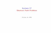 Lecture 17 Shortest Path Problem - Image Formation and ...angelia/ge330fall09_shortpath_l17.pdf · Operations Research Methods 1. Lecture 17 Shortest Path Problem: ... function of