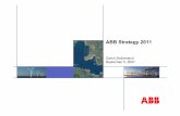 ABB strategy 2011 Media presentation · PDF fileFinancial strategy and targets ... and statements made in this presentation and which could affect our ability to achieve ... product