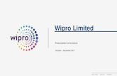 Wipro Limited · PDF fileWipro's WINNING TOGETHER approach is all about driving joint Go to Market initiatives in partnership with ... WIPRO LIMITED AND SUBSIDIARIES