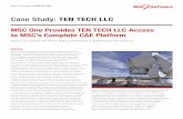 Case Study: TEN TECH LLC - MSC Softwarefiles.mscsoftware.com/sites/default/files/cs_ten-tech-llc_apex_m... · and strain, vibration & dynamics, ... MSC One Provides TEN TECH LLC Access
