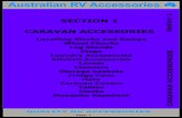 Section 1- Caravan Accessoriesaustralianrvaccessories.com.au/uploads/files/Section 1- Caravan... · Section: 1 QUALITY RV ACCESSORIES CARAVAN ACCESSORIES SECTION 1 CARAVAN ACCESSORIES