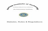Statutes, Rules & Regulations - Heritage Institute of ... · PDF file5.4.6 Misconduct / Malpractice 34. 2 ... Rules & Regulations of the Institute and the relevant provisions made